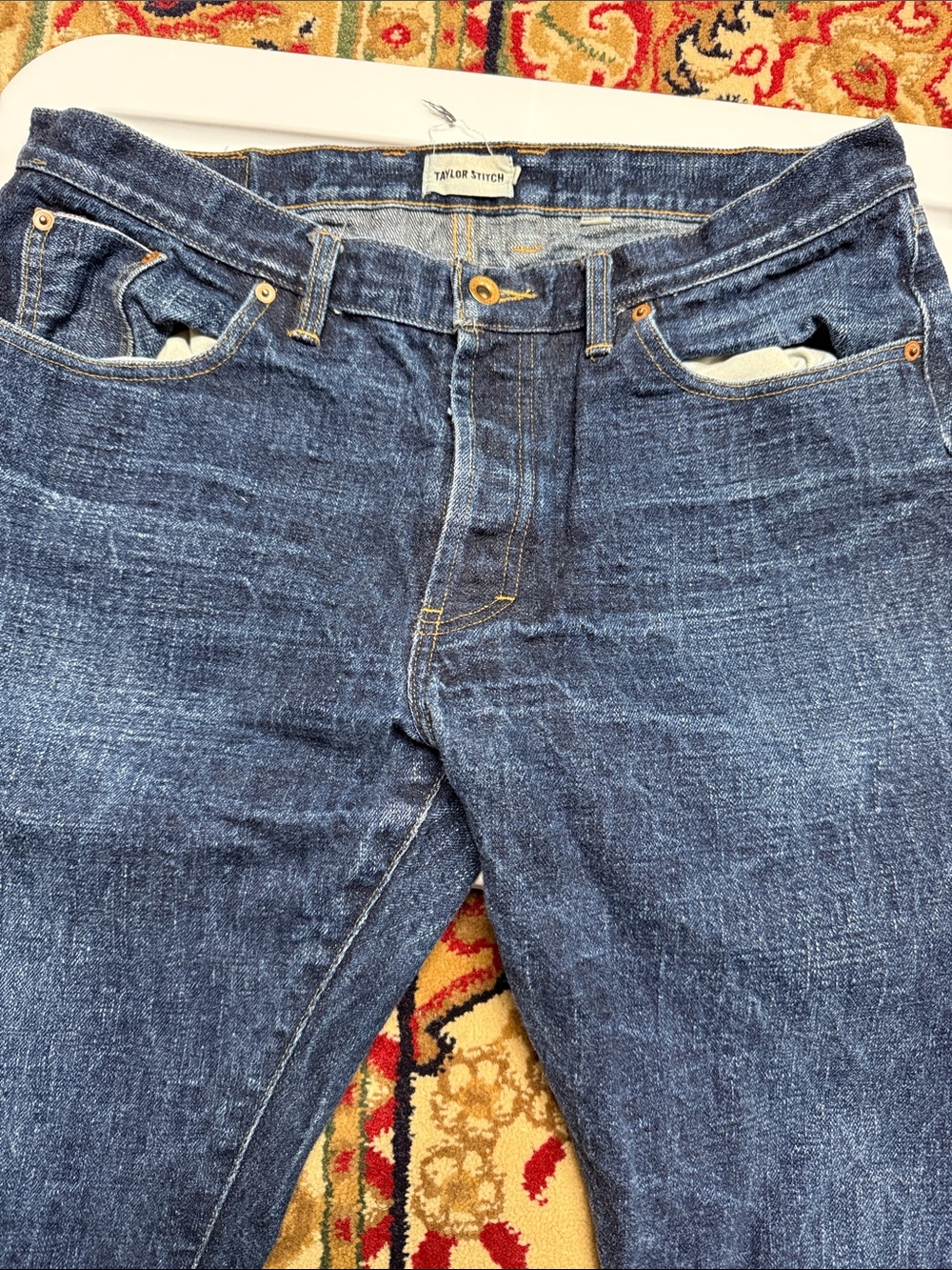 Taylor Stitch Indigo “Democratic” Jeans